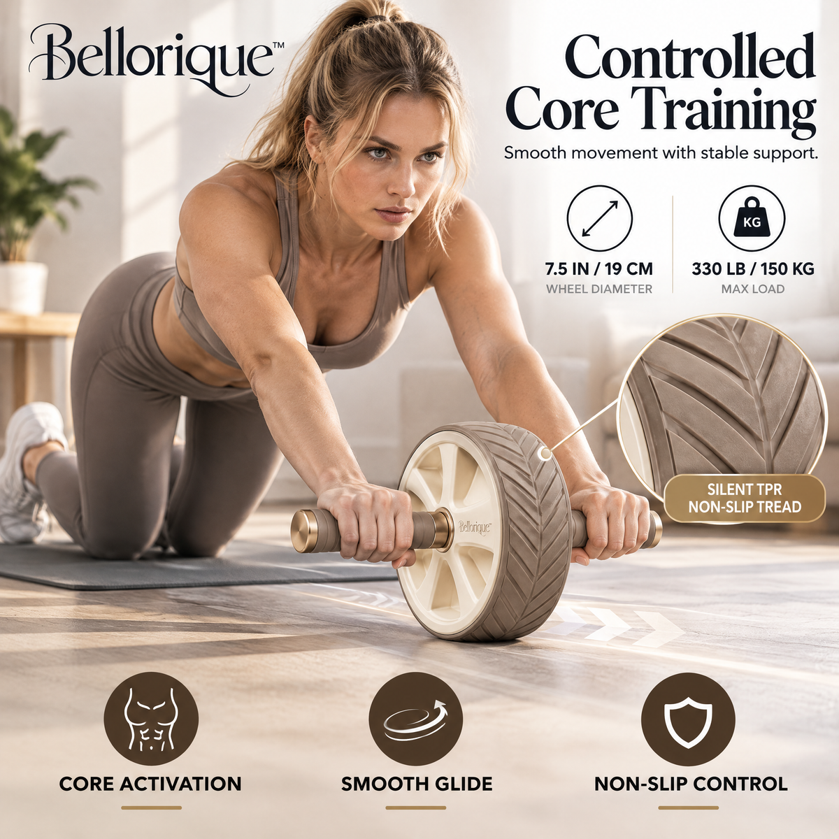 Bellorique™ Track Ab Roller