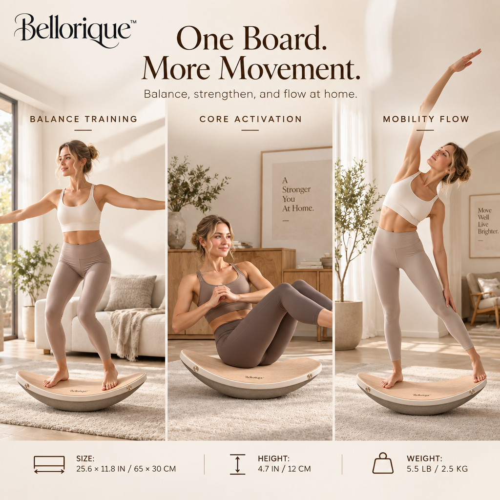 Bellorique™ Crescent Balance Board