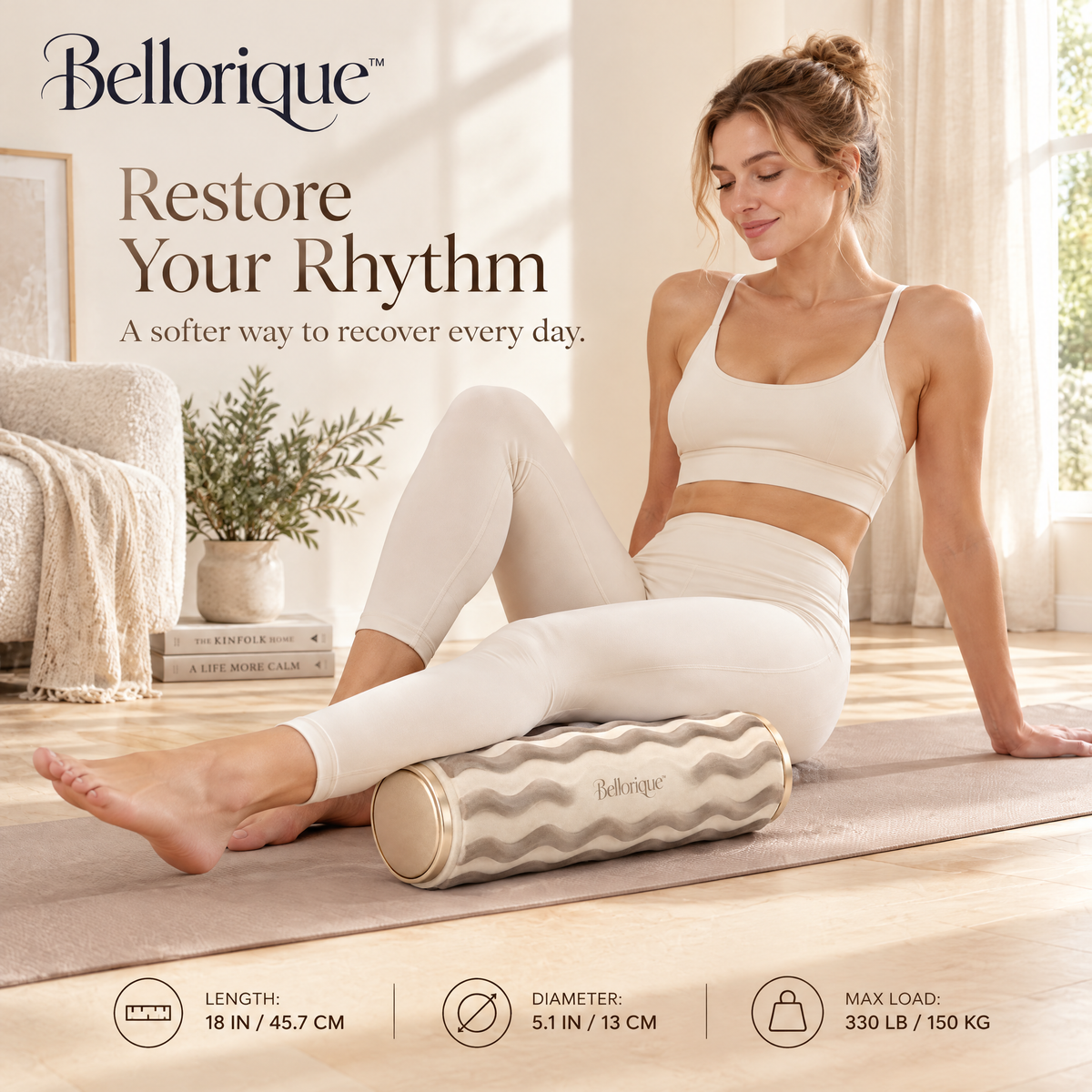 Bellorique™ Ripple Foam Roller